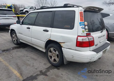 2002 Subaru Forester S из США, поврежденный, VIN JF1SF65652G736620